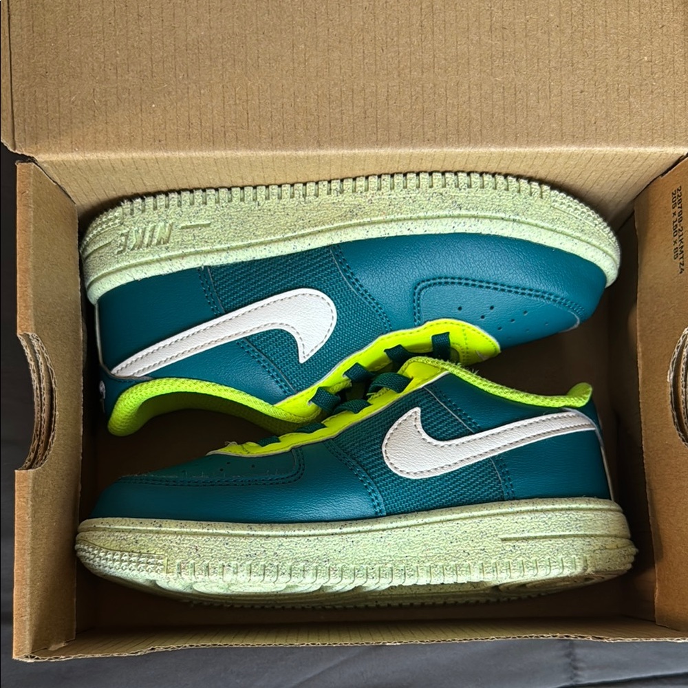 Nike Force 1 Crater NN (TD) Lime Green Sneakers